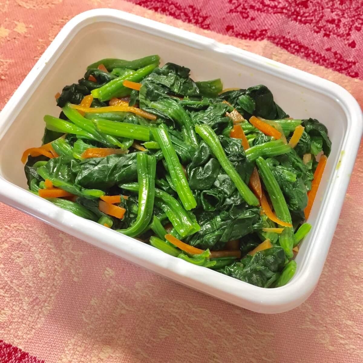 つくおき ほうれん草の辛子和え レシピ 作り方 By ポンちゃん48 楽天レシピ